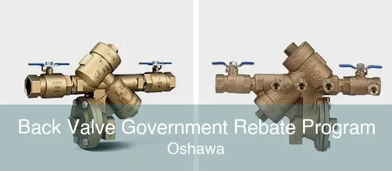 Back Valve Government Rebate Program Oshawa