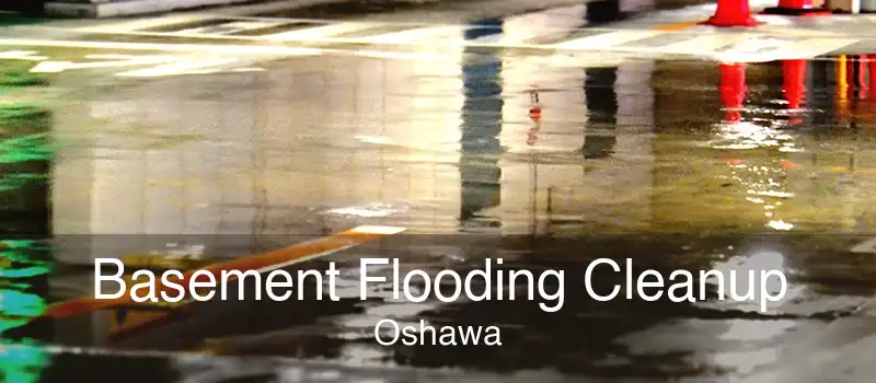 Basement Flooding Cleanup Oshawa