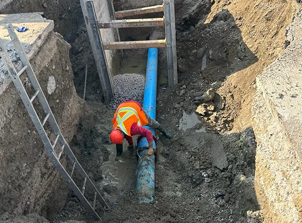 Sewer Pipe Burst Replacement in Oshawa