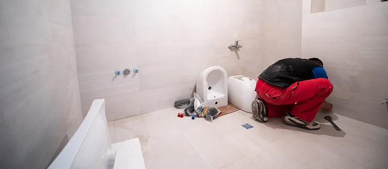 Basement Bathroom Shower Installation in Oshawa