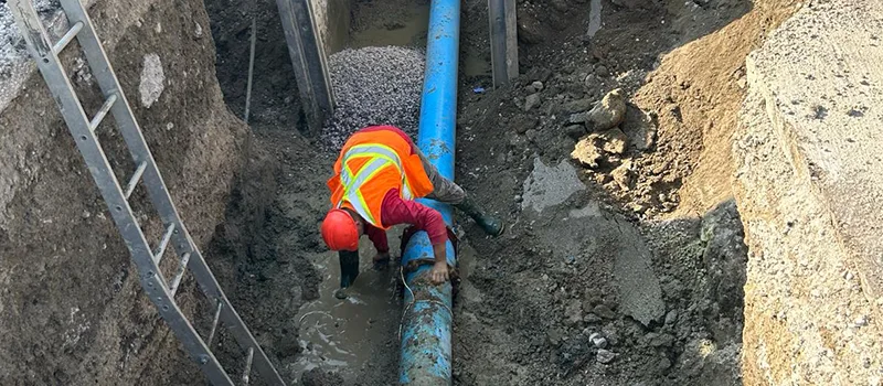 Main Water Pipe Replacement in Oshawa