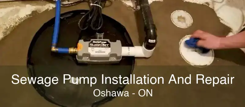 Sewage Pump Installation And Repair Oshawa - ON